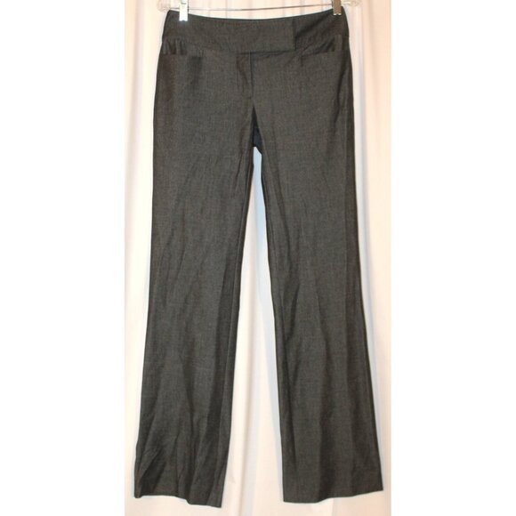 INC International Concepts charcoal gray size 4 dress career pants straight - Picture 1 of 5